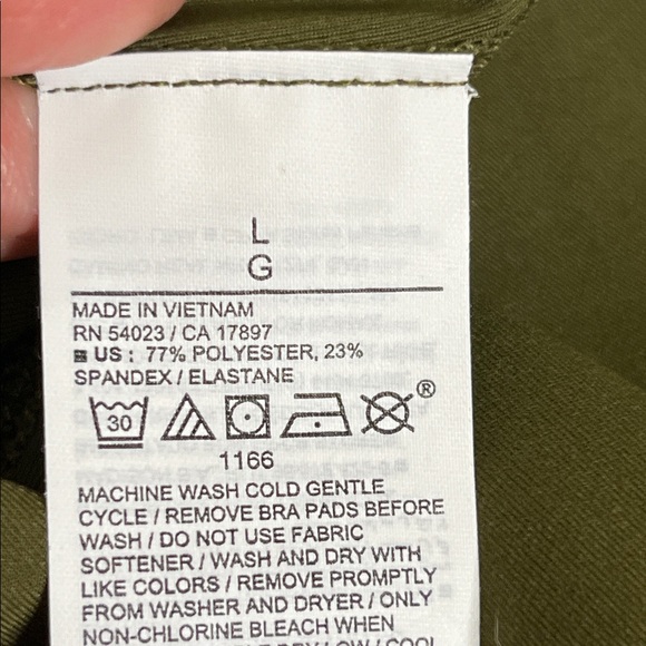 Old Navy PowerSoft Cami Bodysuit Women's Large NWT Olive - Picture 10 of 15